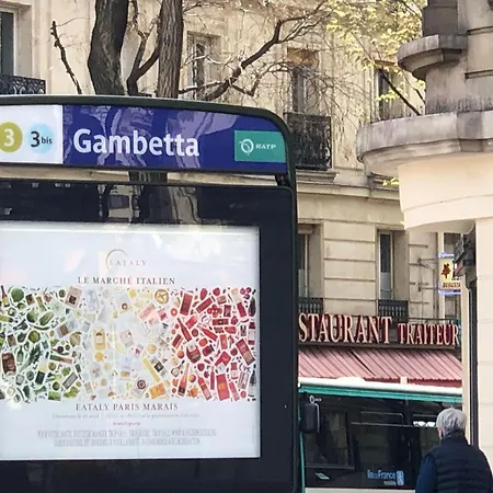 Metro Gambetta Apartment Paris
